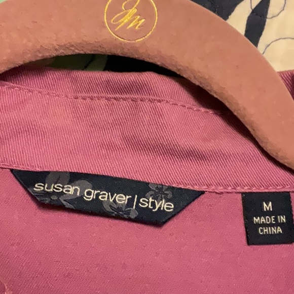 Susan Graver appliquéd jacket. - Picture 2 of 4